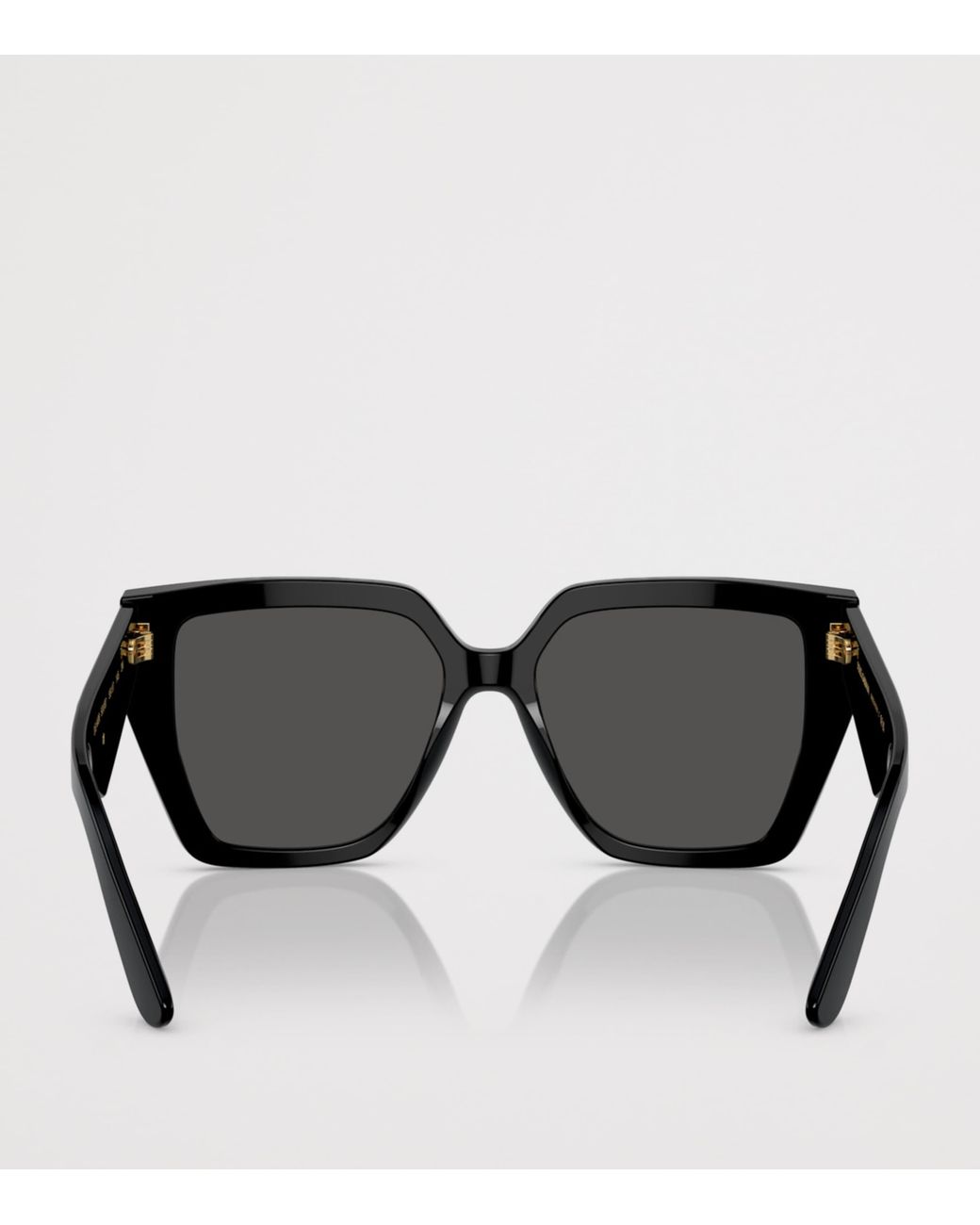 Dolce & Gabbana Black Oversized Square Sunglasses