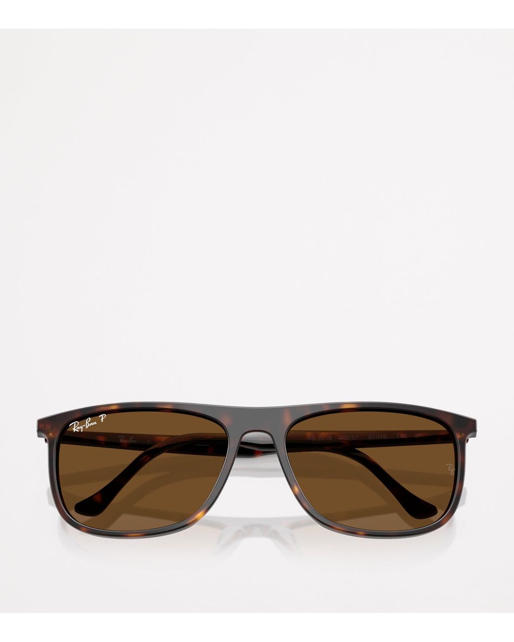Ray-Ban Brown Rb2216 Rectangle Sunglasses