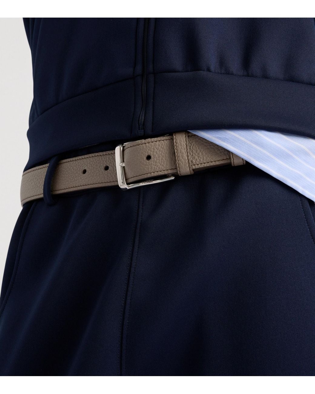 Prada Brown Leather Belt for men