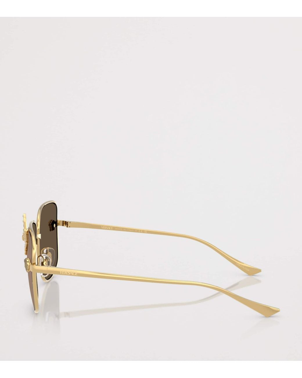 Versace Brown Square Butterfly Sunglasses