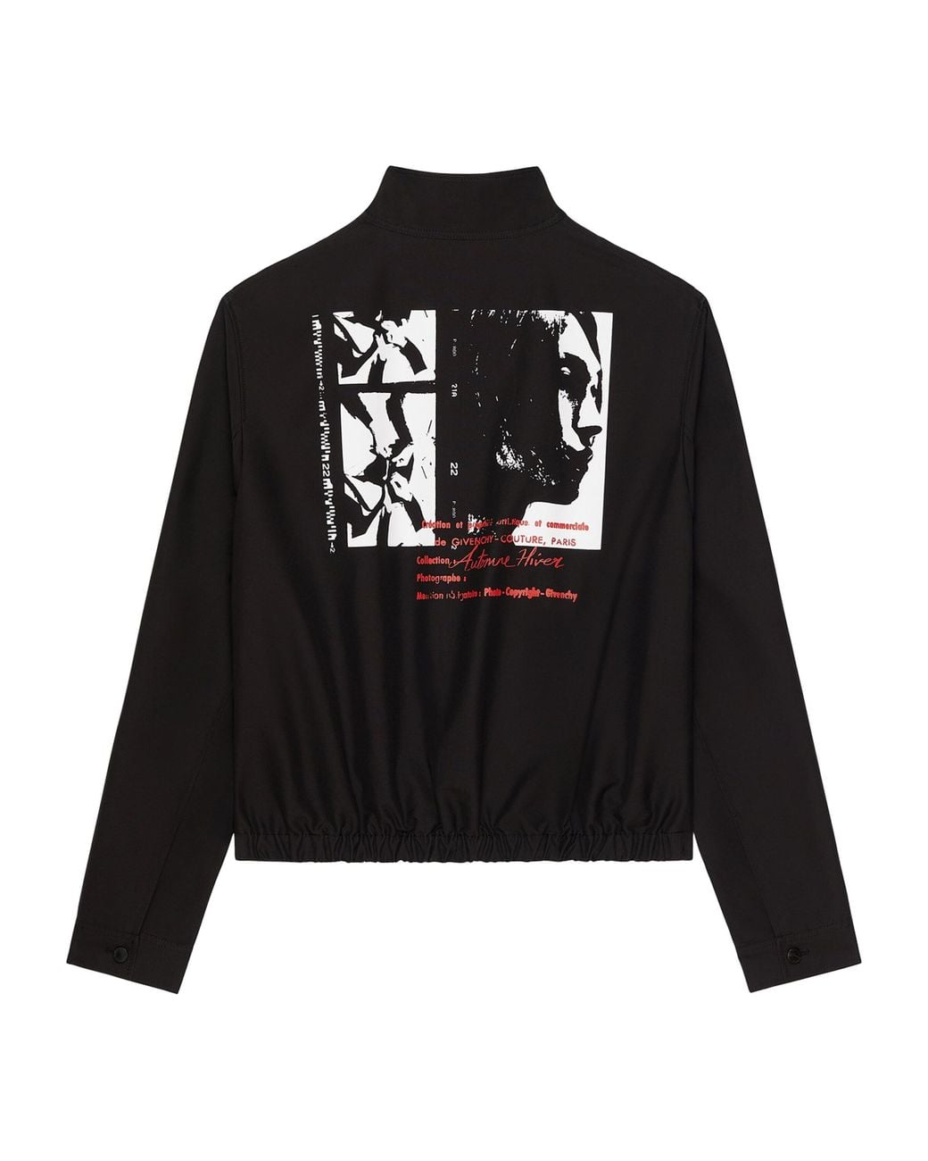 Givenchy Black Zip-Up Bomber Jacket for men