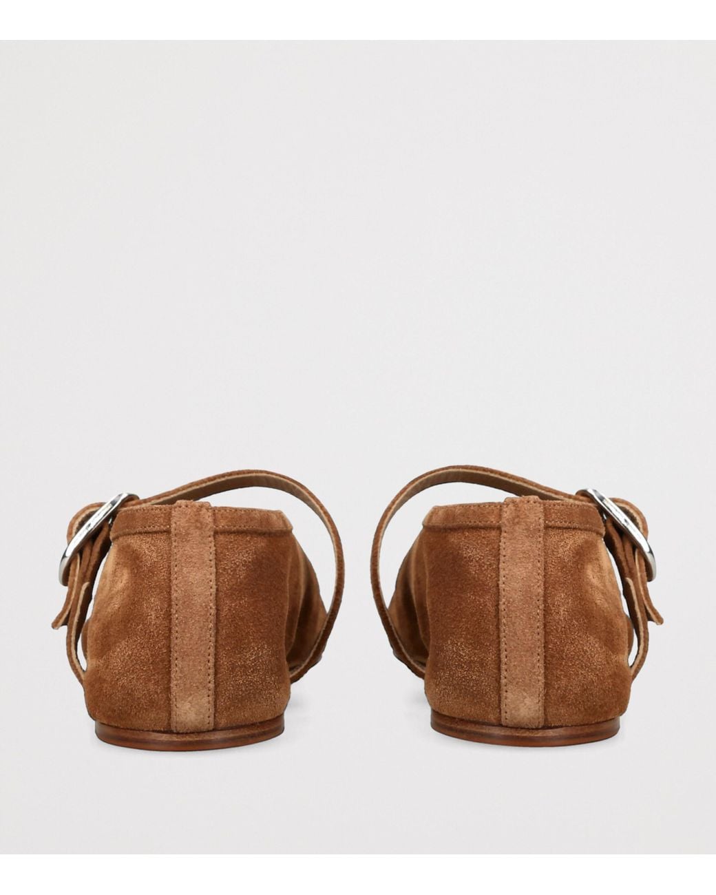 Le Monde Beryl Brown Suede Stella Flats