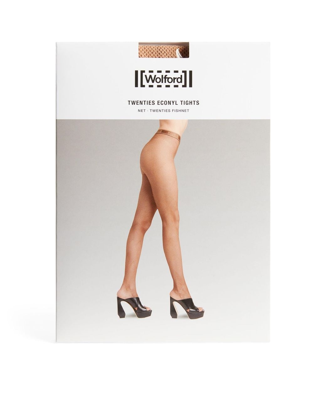 Wolford White Twenties Econyl Fishnet Tights