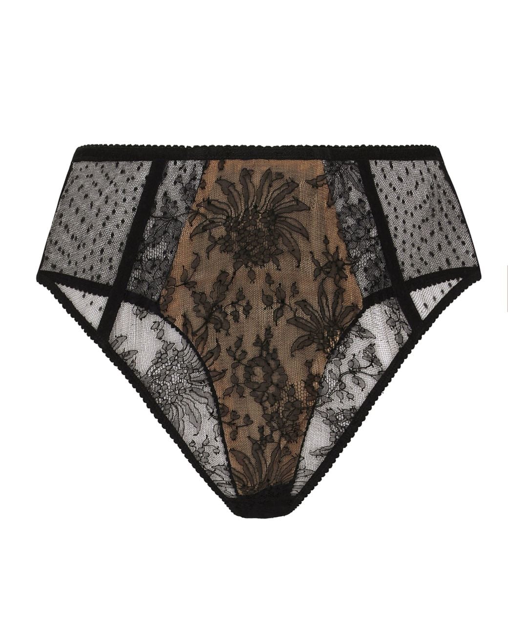 Dolce & Gabbana Gray Lace Briefs