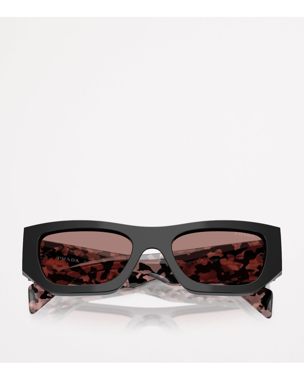 Prada Brown Acetate Pr A01S Sunglasses