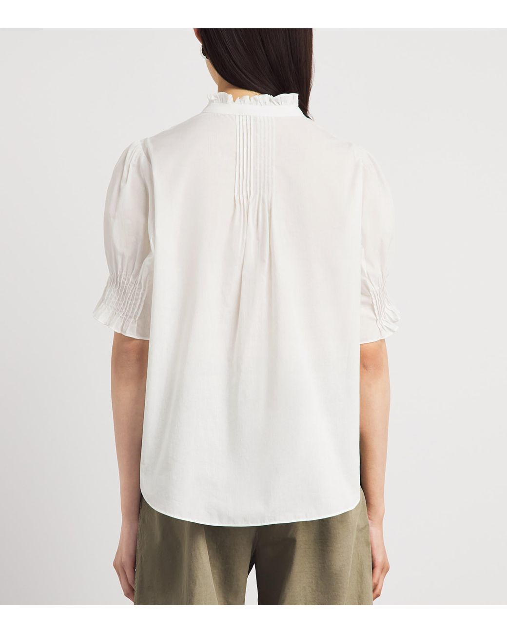 Rag & Bone White Cotton Dakota Blouse