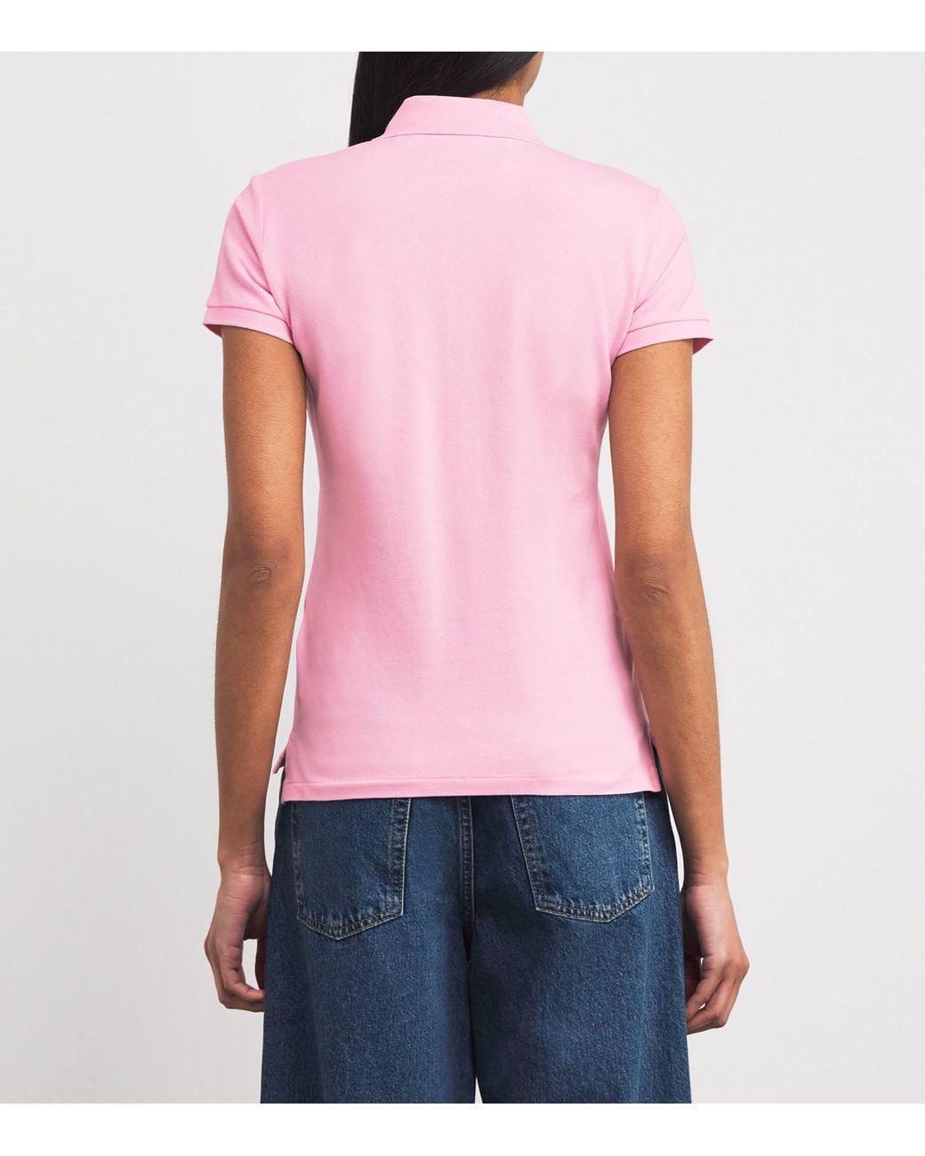 Polo Ralph Lauren Pink Stretch-Cotton Julie Polo Shirt