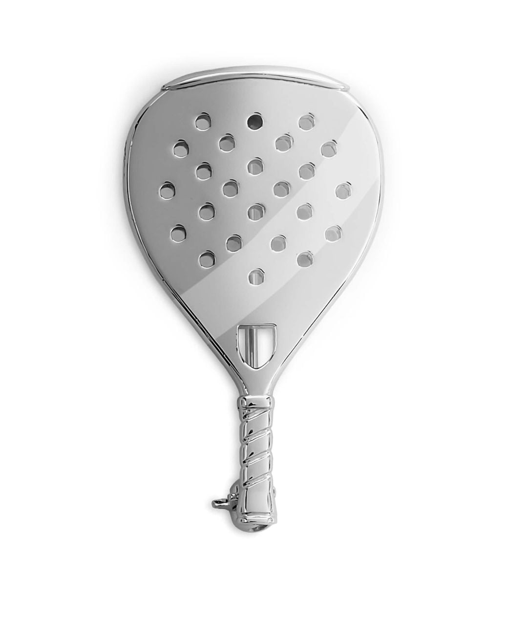 Dunhill Gray Rhodium-Plated Racket Cufflinks for men