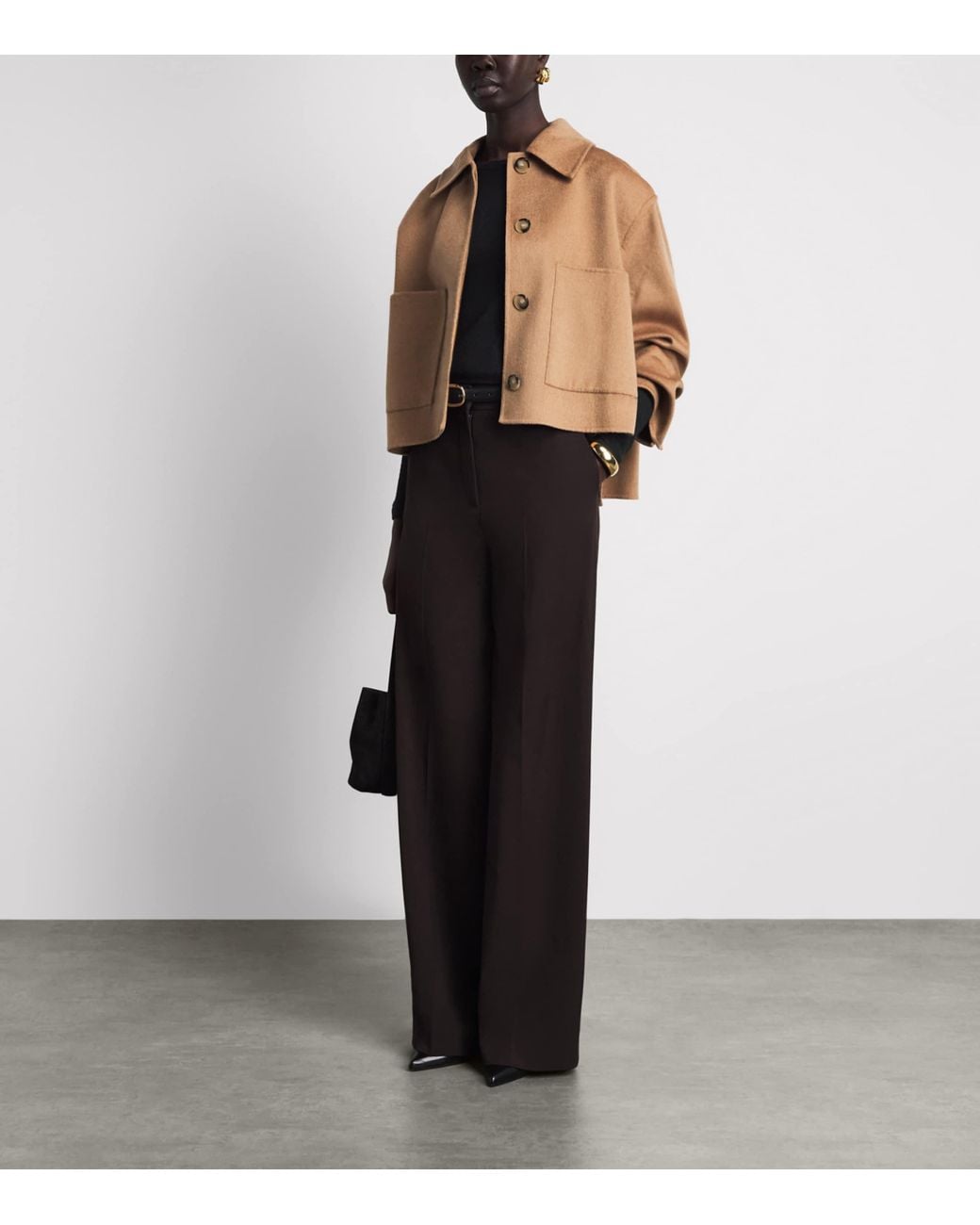 Joseph Black Cashmere Cashair Geras Sweater