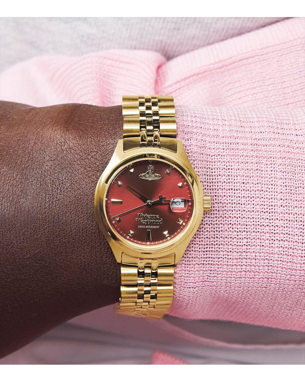 Vivienne Westwood Metallic Stainless Steel Little Camberwell Watch