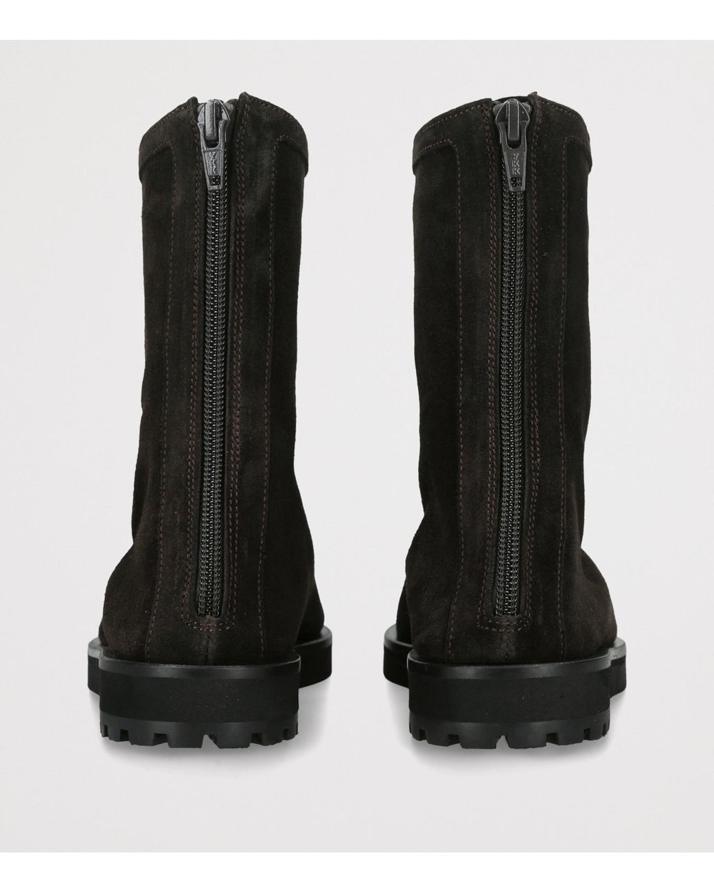 Dear Frances Black Suede Joss Ankle Boots