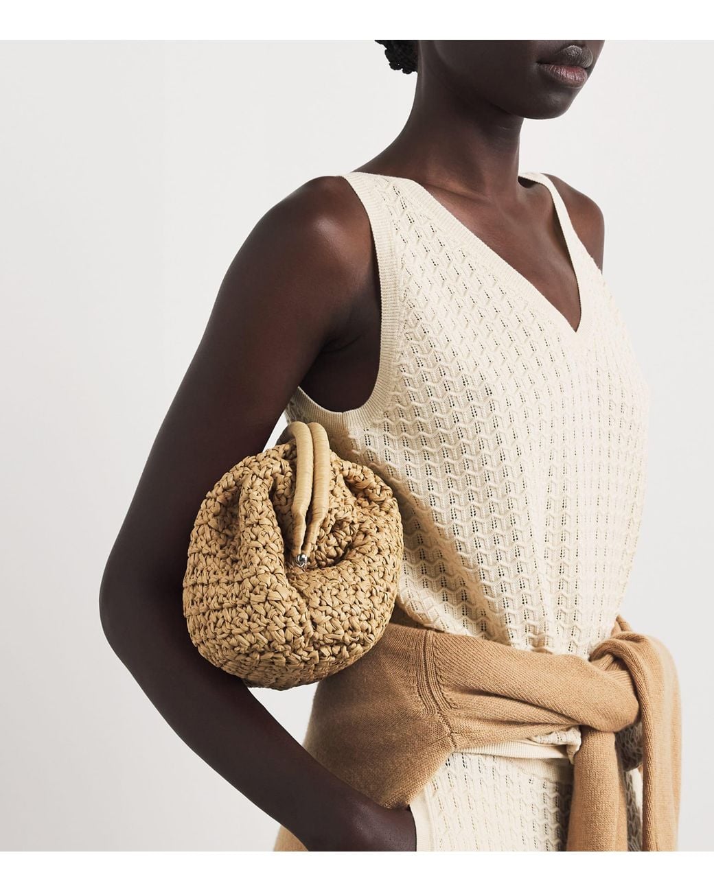 Eleventy White Wool Tank Top