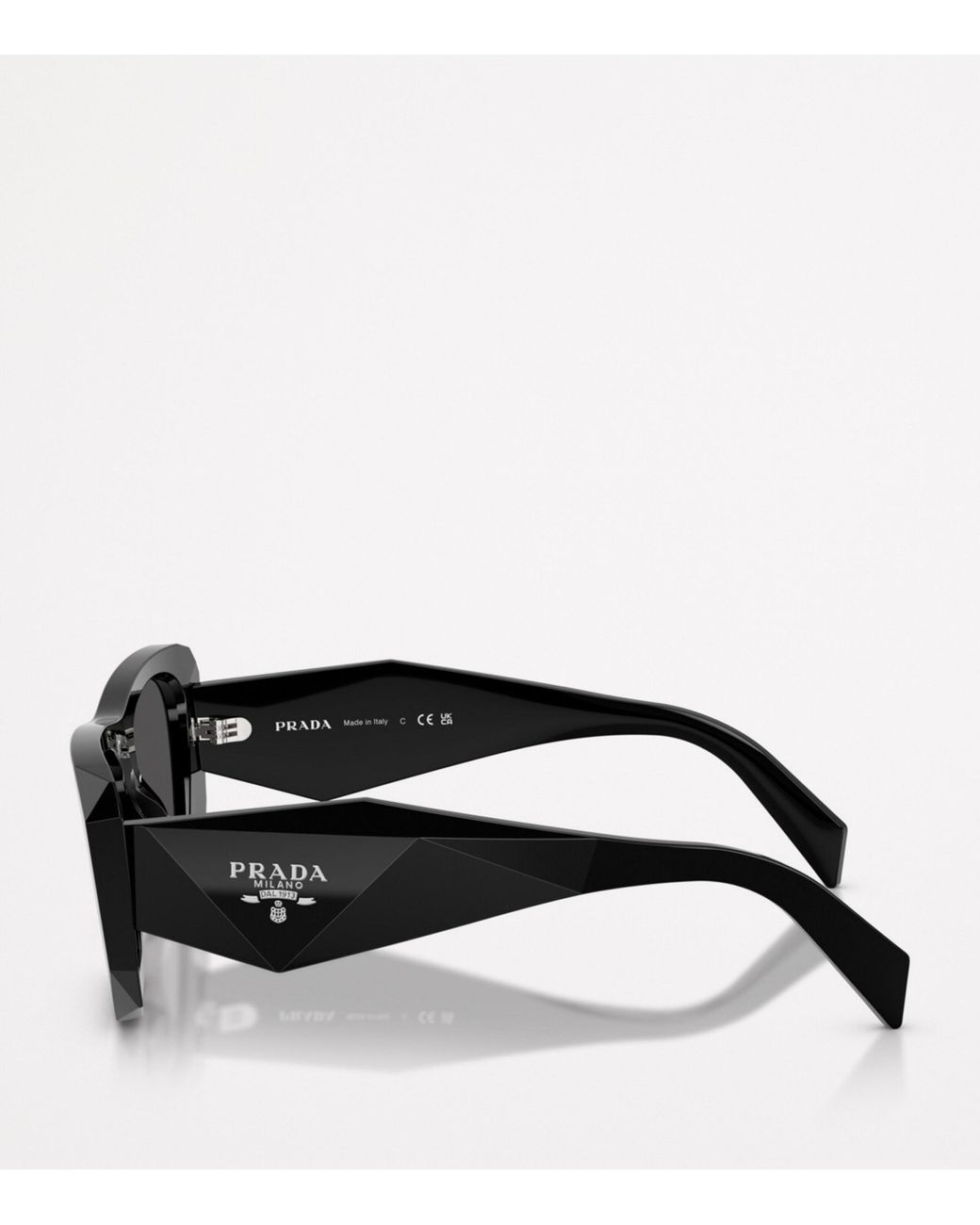 Prada Black Acetate Pr B18S Sunglasses
