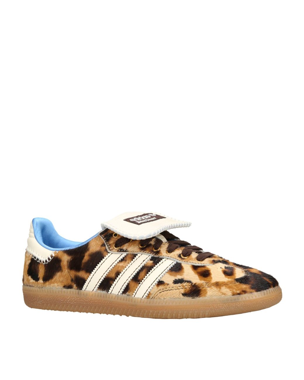 adidas X Wales Bonner Leopard Print Samba Sneakers in Brown for Men | Lyst