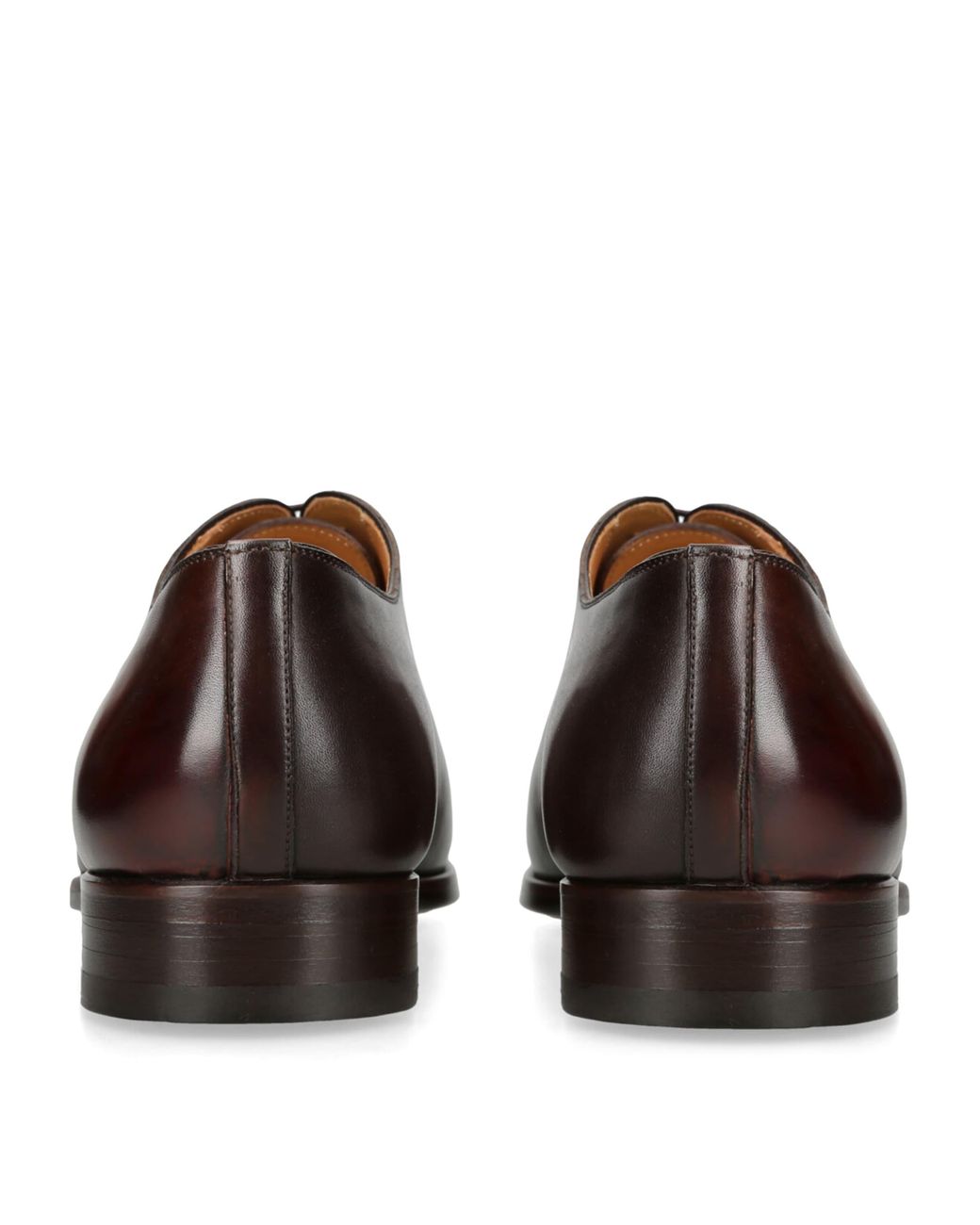 Magnanni Shoes Brown Flex Wholecut Oxford Shoes for men