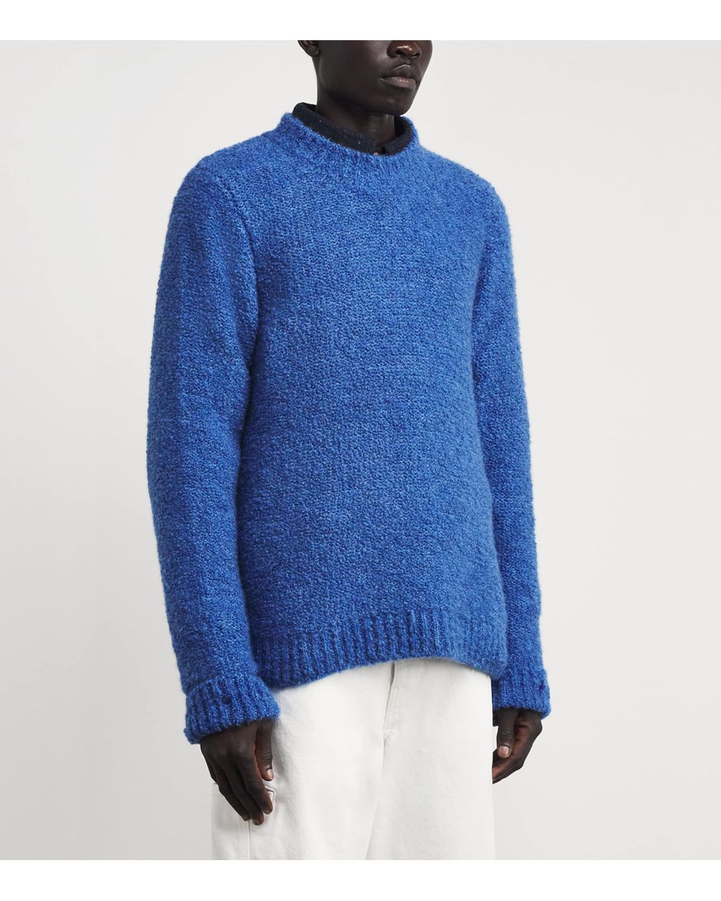 God's True Cashmere Blue Cashmere Cloud Sweater