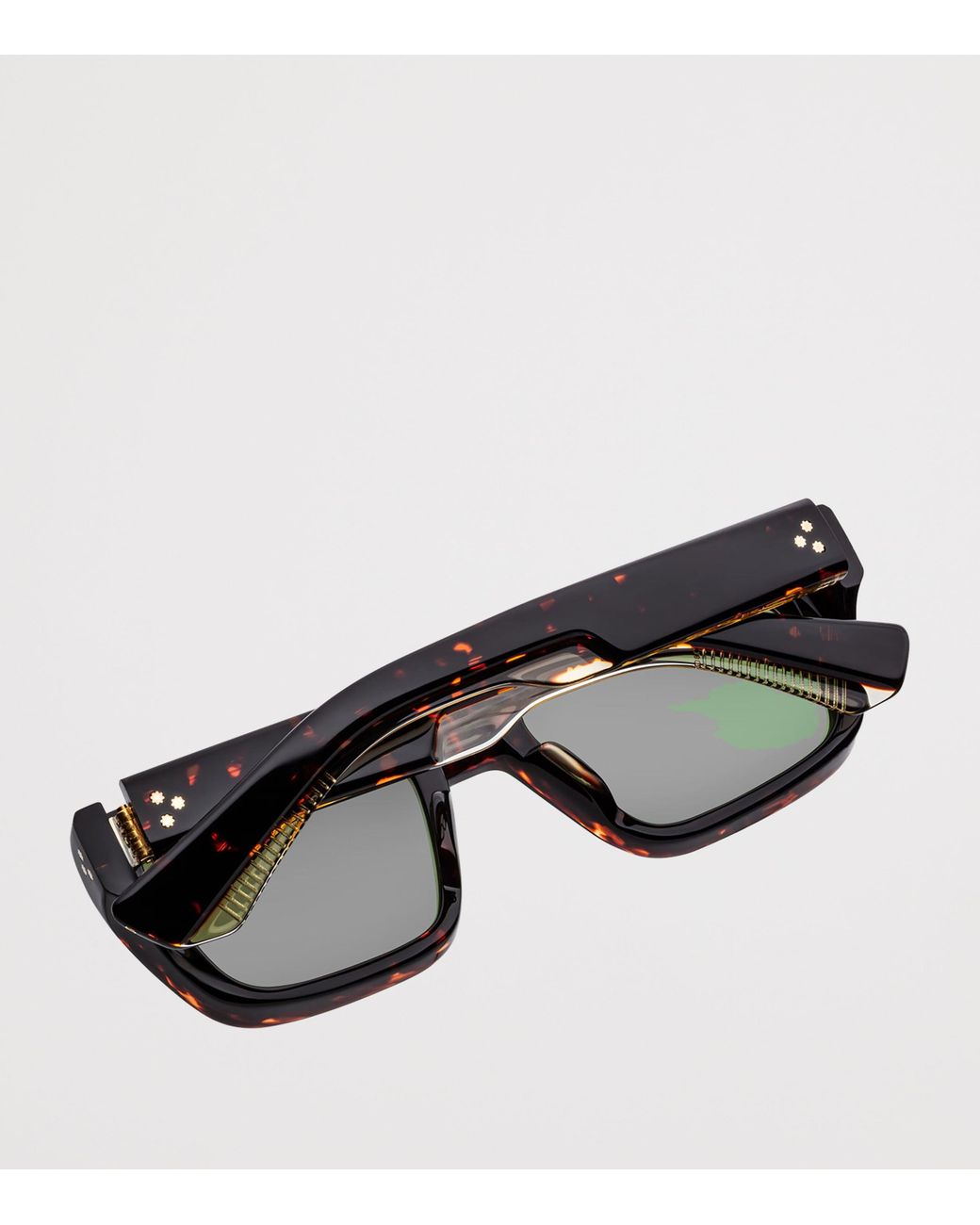 Jacques Marie Mage Black Walker Rectangle Sunglasses