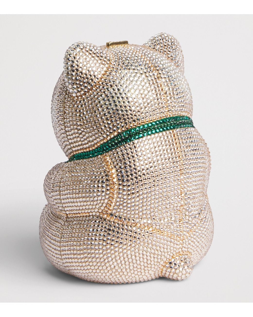 Judith Leiber Multicolor Embellished Teddy Bear Henry Clutch Bag