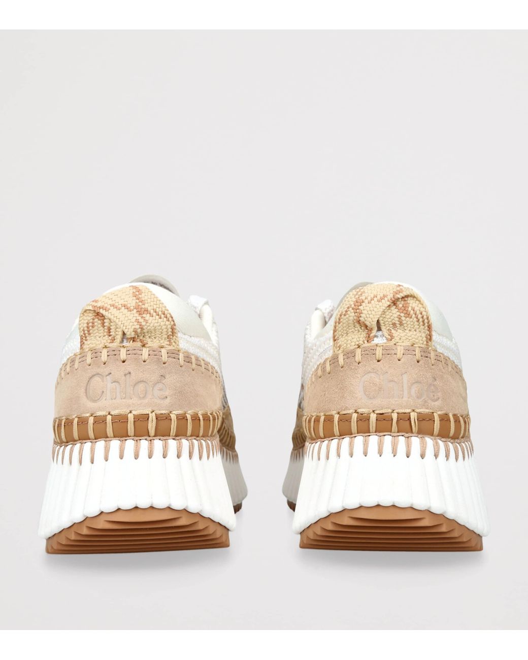 Chloé Natural Nama Runner Sneakers