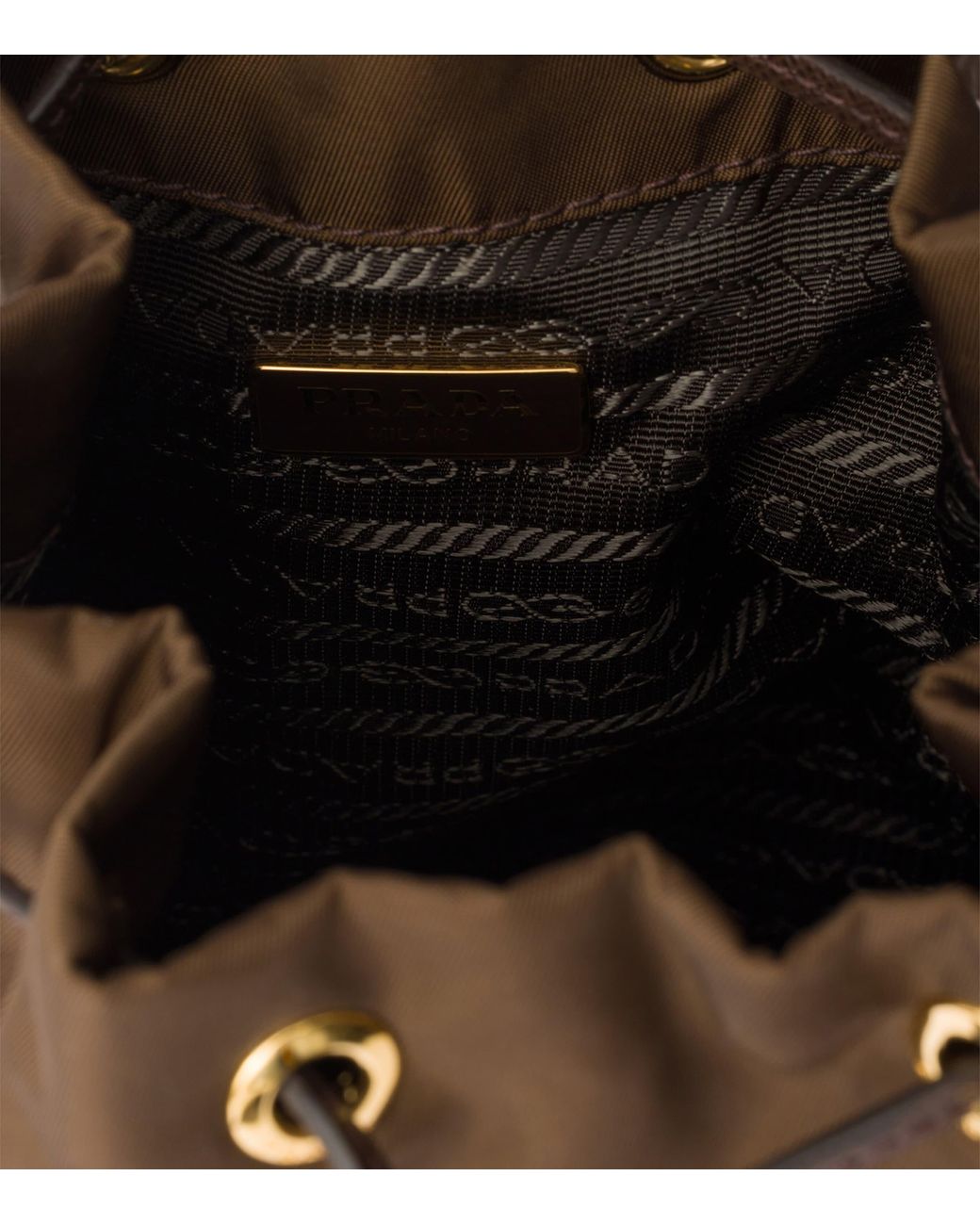 Prada Black Re-Nylon Duet Bucket Bag
