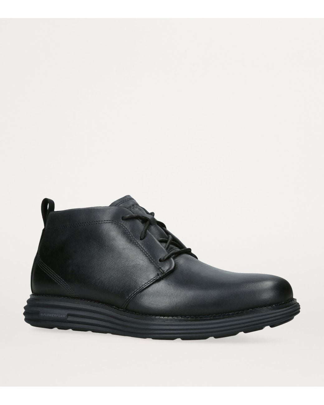 Cole Haan Black Leather Øriginalgrand Chukka Boots for men
