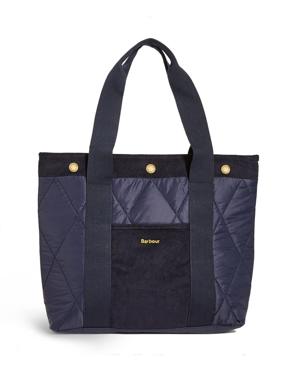 Barbour Quilted Healy Tote Bag in Blue Lyst