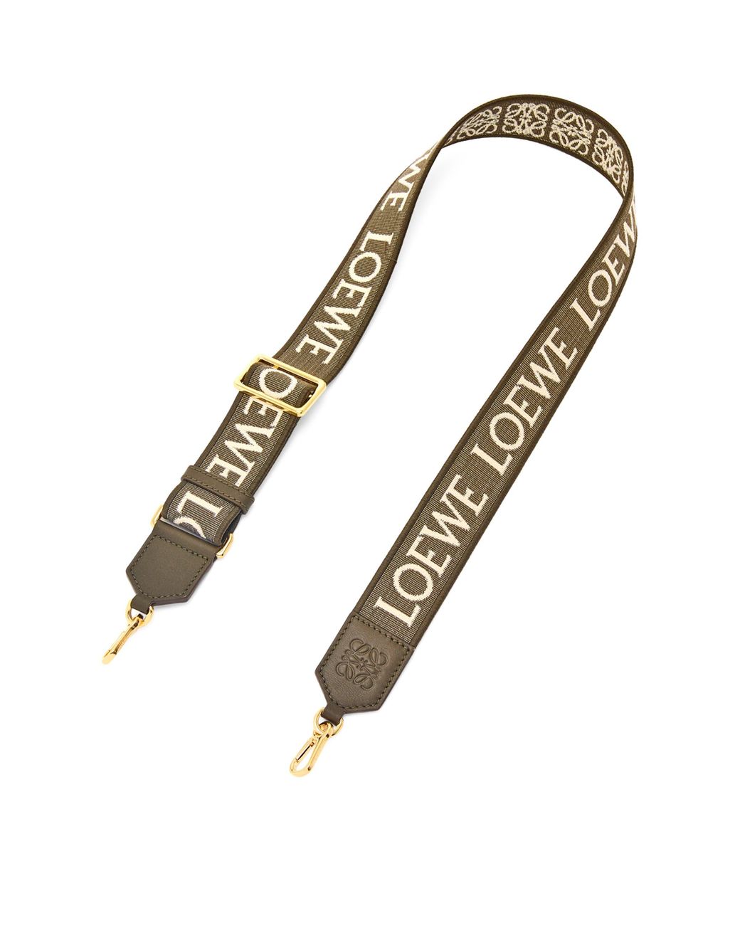 Loewe Metallic Jacquard Anagram Strap