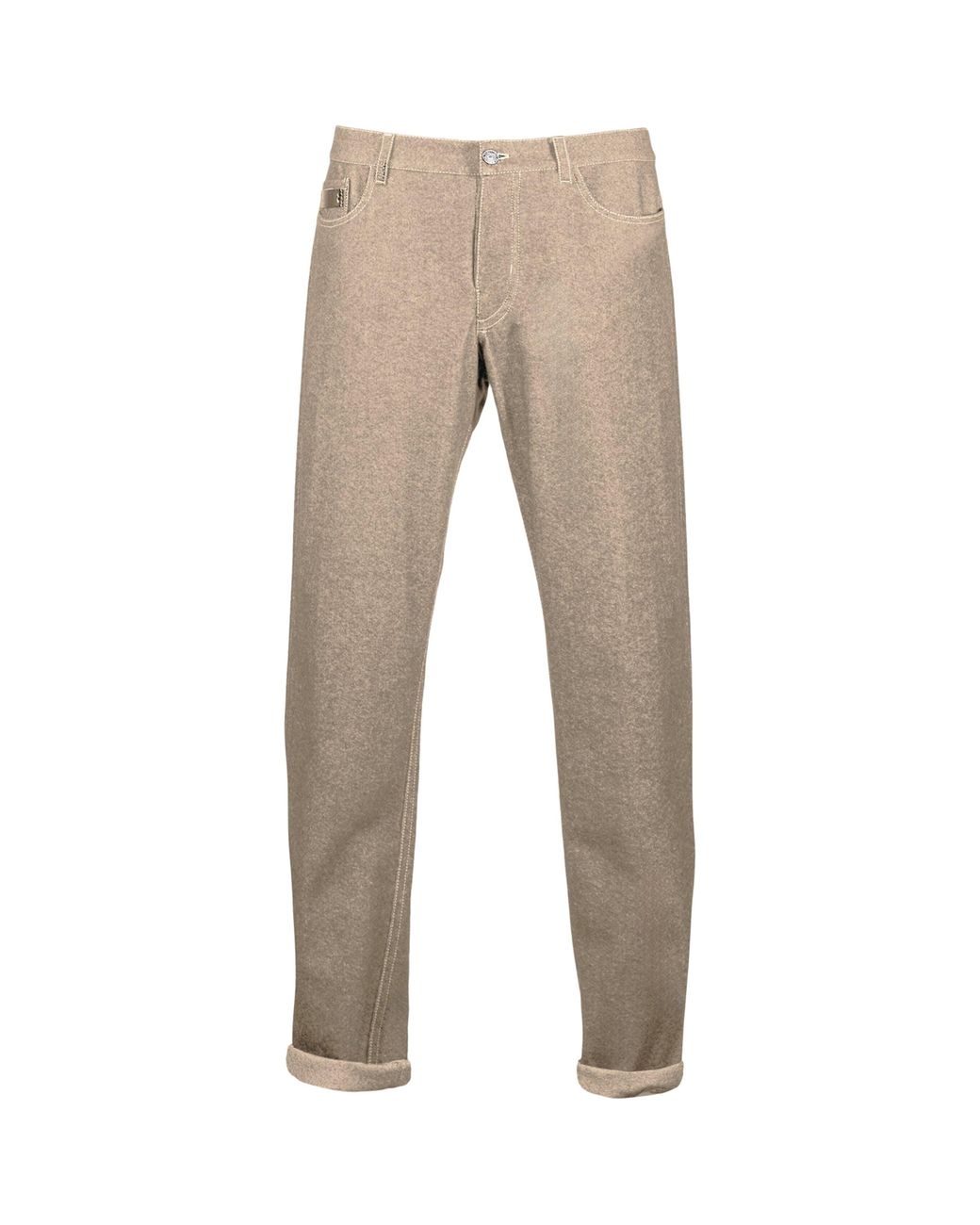 Alan Scott Natural Cashmere-Blend Relaxed Jeans for men