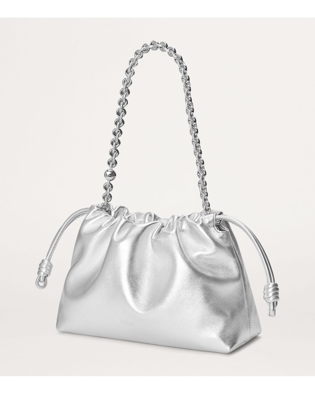 Loewe Medium Metallic Leather Flamenco Purse