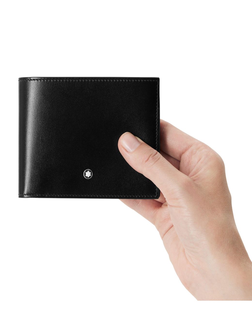 Montblanc Black Meisterstück 6Cc Wallet for men