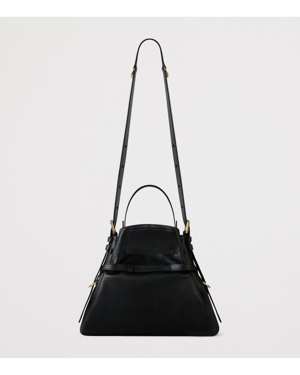 Givenchy Black Small Leather Voyou Bucket Bag