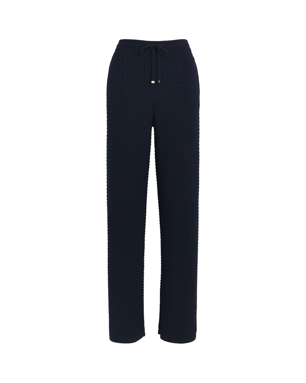 Eleventy Blue Wool Knitted Trousers