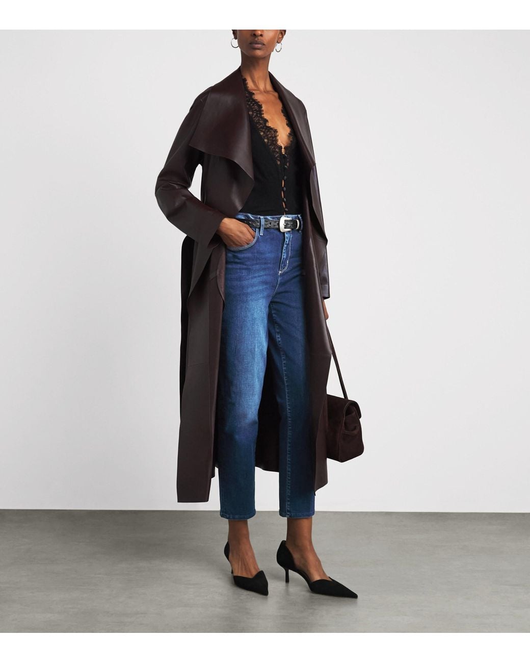L'Agence Blue Celestia Ultra-High-Rise Slim Jeans