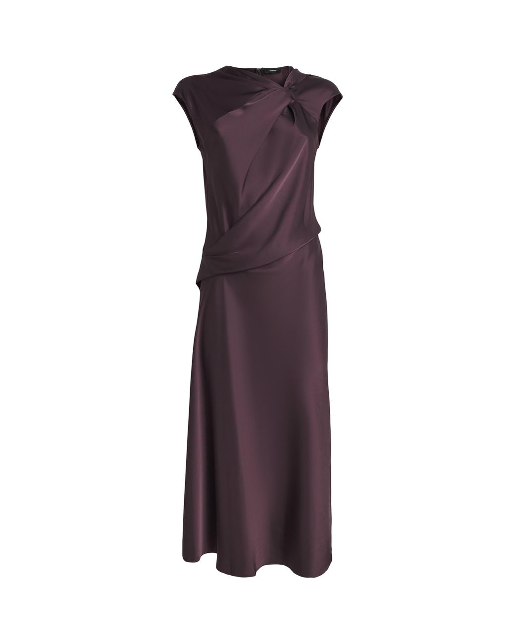 knee length dresses for ladies Cami Midi Dress in Crushed Satin main image 0