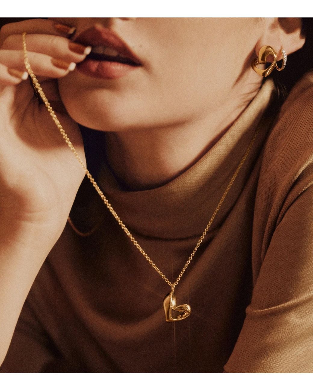 Monica Vinader Metallic Vermeil Rolo Chain Necklace for men