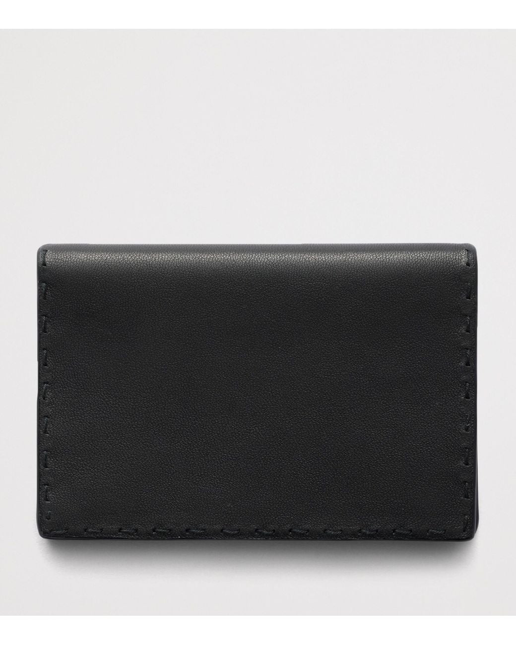 Prada Black Lambskin Bifold Wallet for men