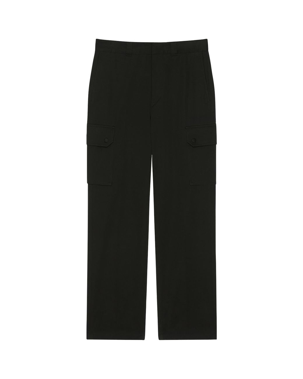 Givenchy Black Cotton Cargo Trousers for men