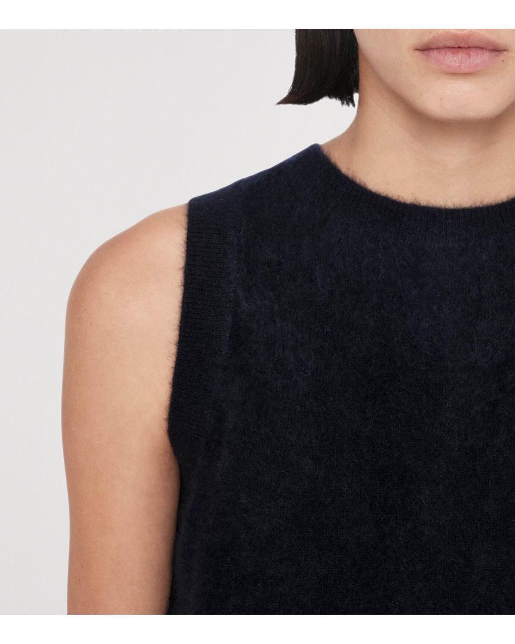AllSaints Blue Cashmere Ada Tank Top