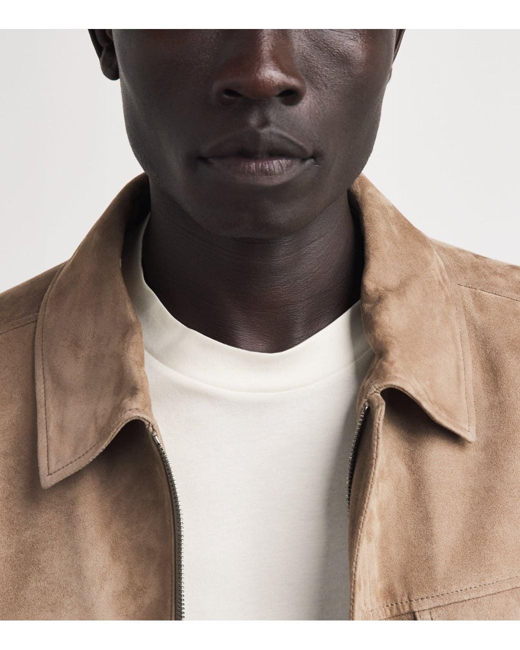 Canali White Cotton T-Shirt for men