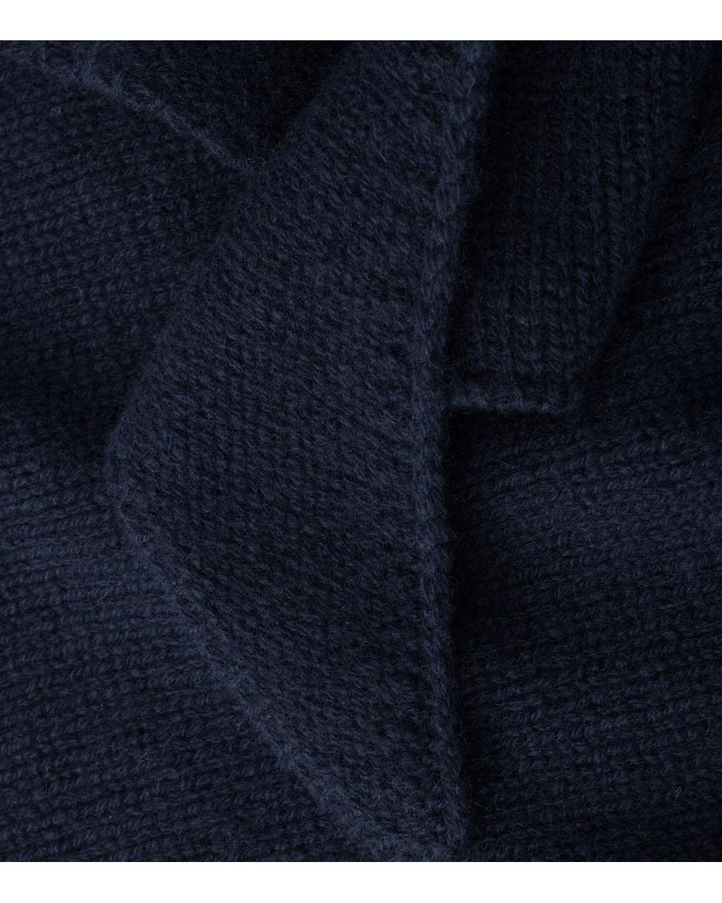Prada Blue Cashmere Triangular Shawl
