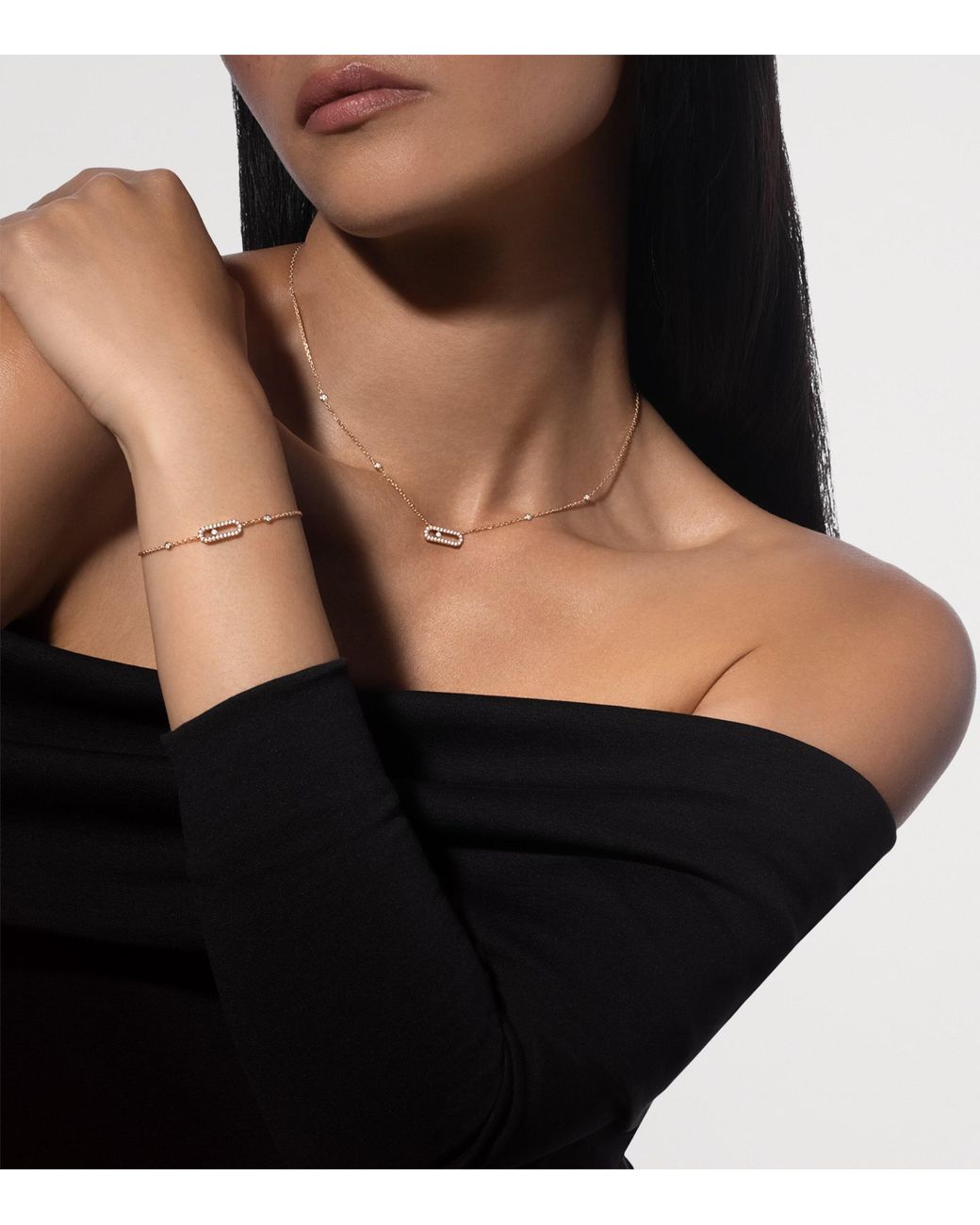 Messika Metallic Move Uno And Diamond Bracelet