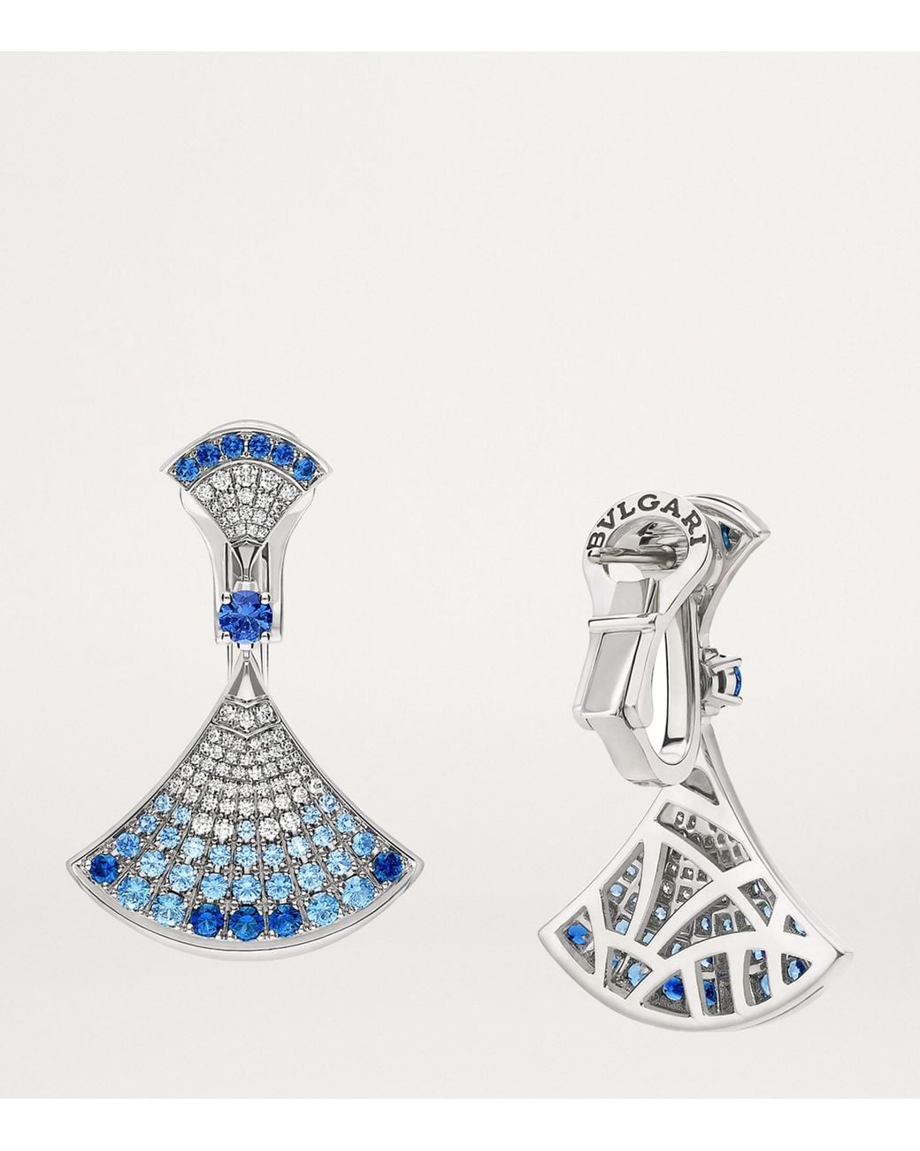 BVLGARI Blue Diamond And Sapphire Divas' Dream Earrings