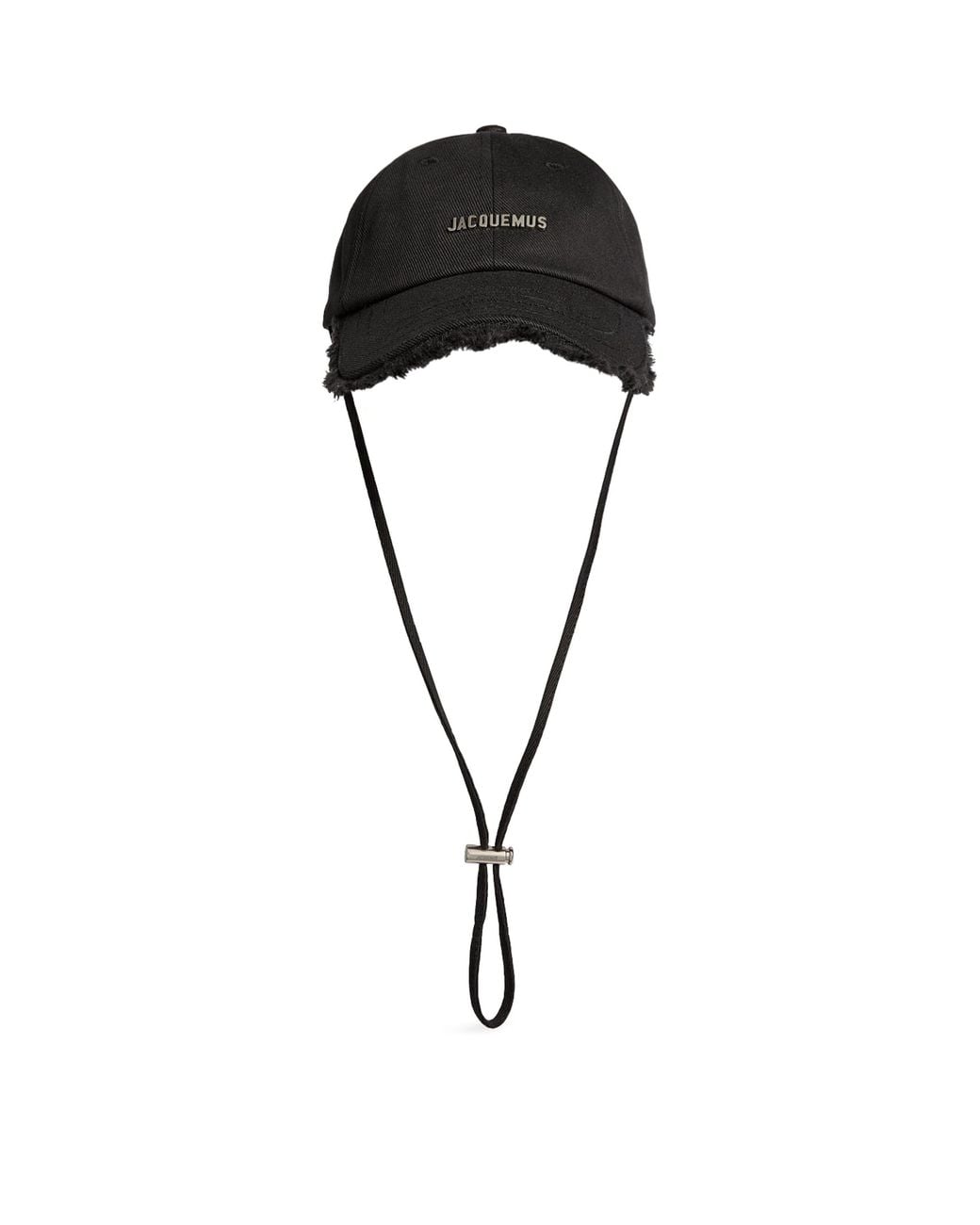 Jacquemus Black Cotton La Casquette Cap for men