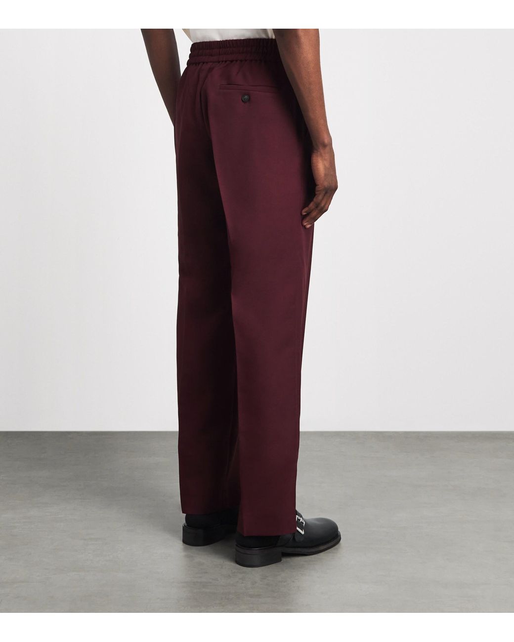Drole de Monsieur Purple Knitted Sweatpants for men