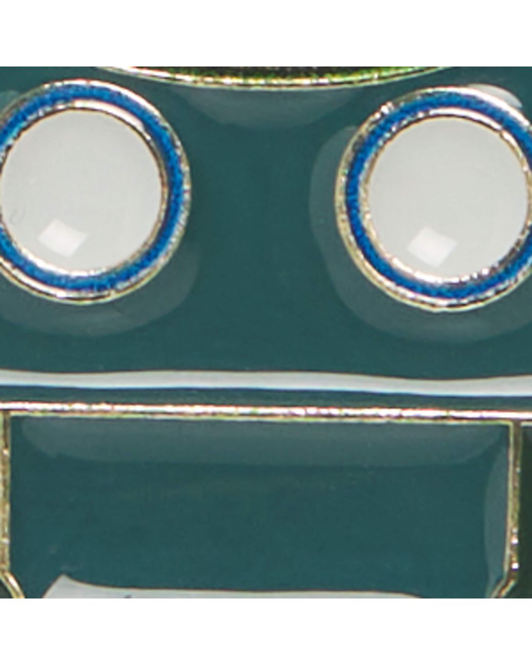 Barbour Gray X Paul Smith Robot Pin Badge