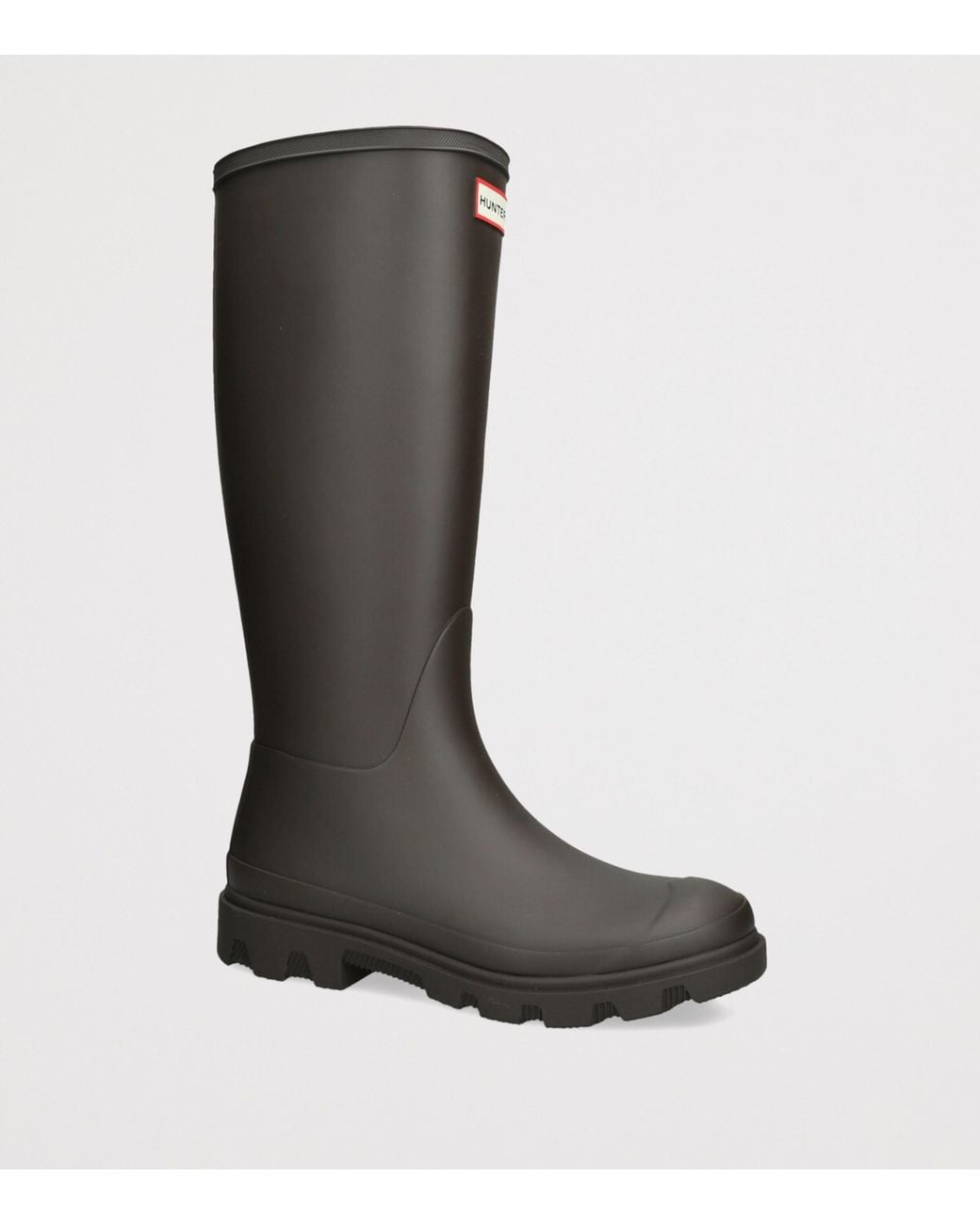 Hunter Black Downpour Tall Wellington Boots