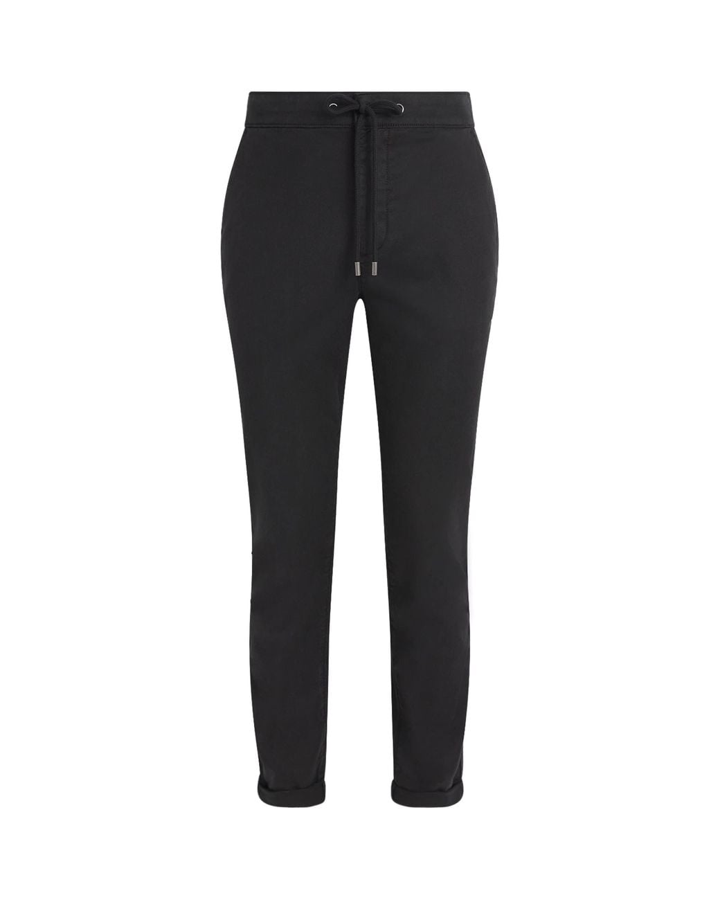 PAIGE Black Drawstring Fraser Chinos for men