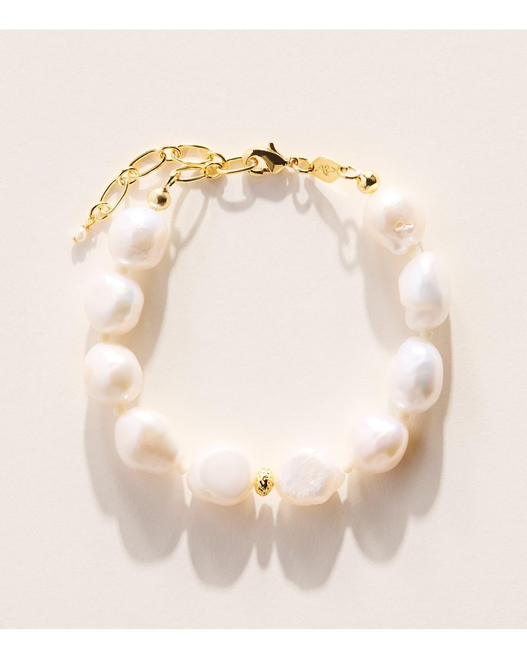 Anni Lu Natural Plated Big Stellar Pearly Bracelet