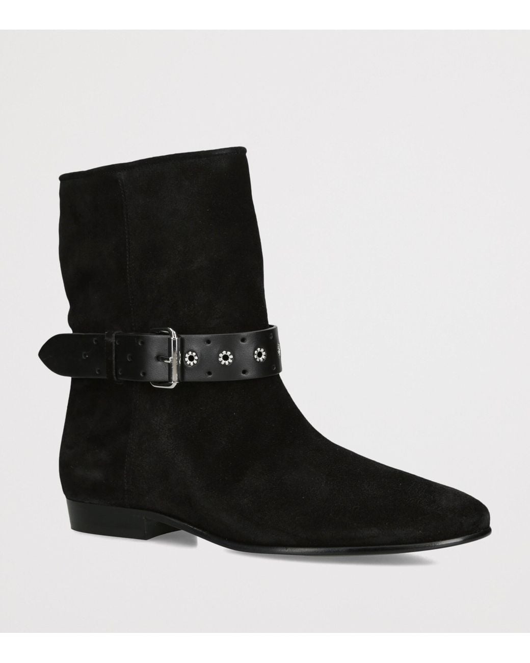 Isabel Marant Black Suede Reena Ankle Boots