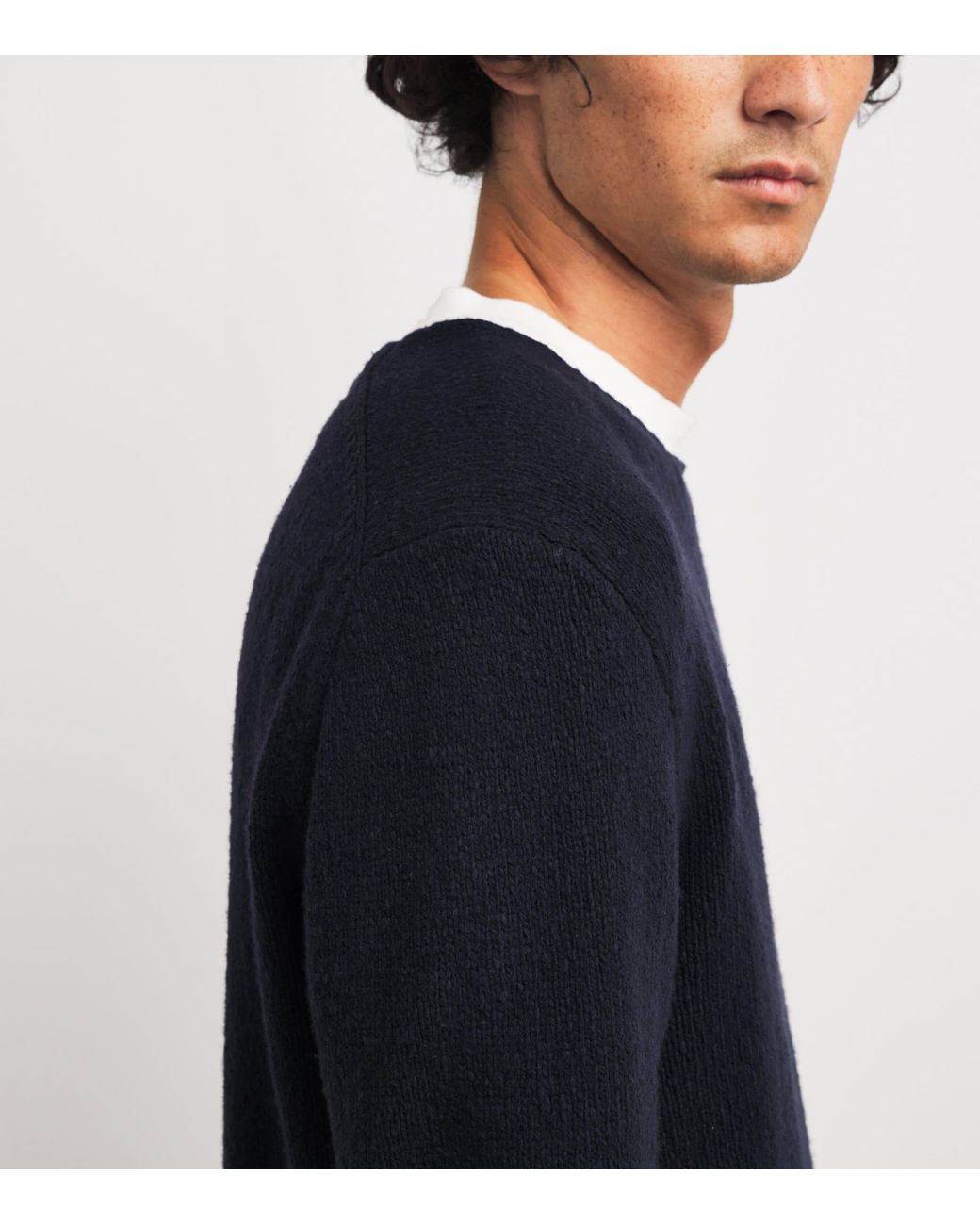 The Row Blue Nikola Wool Sweater for men